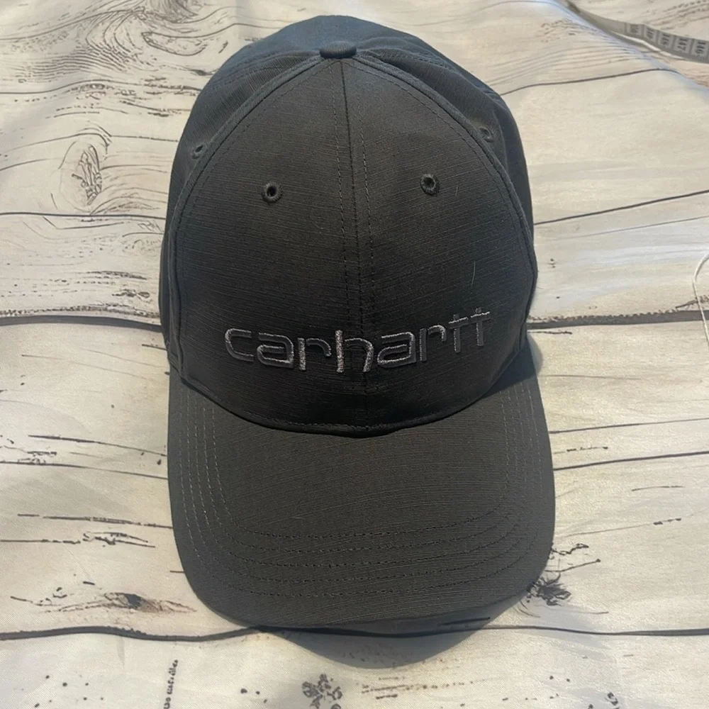 Carhartt Dark Gray Baseball Cap Preowned Measurements